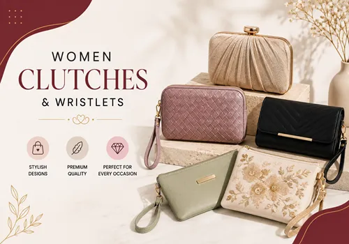 Women Clutches and Wristlets