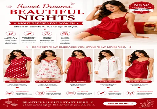 Night Dress for Women 