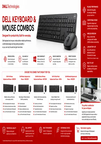 Dell Keyboard & Mouse Combos 