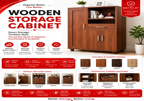 Wooden Storage Cabinet