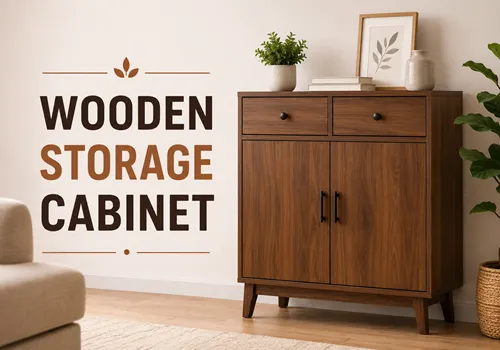 Wooden Storage Cabinet