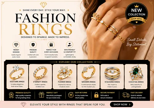 fashion rings