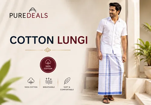cotton lungi for men