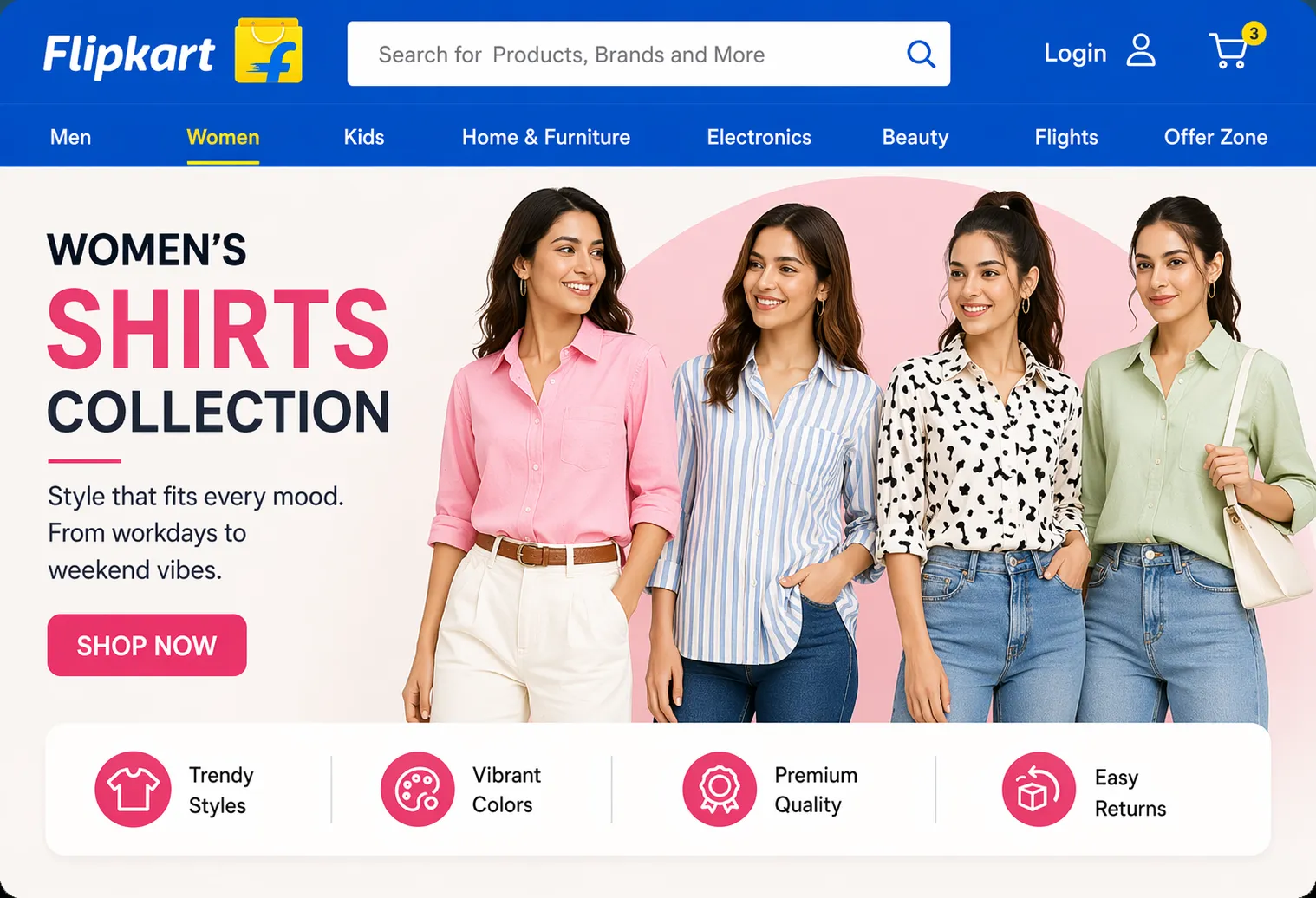 Women’s Shirts Collection 