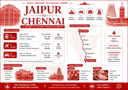 Jaipur to Chennai 