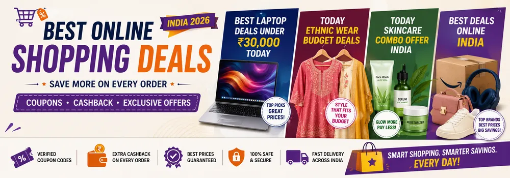 Best Online Shopping Deals in India 2026 — Save on Every Order