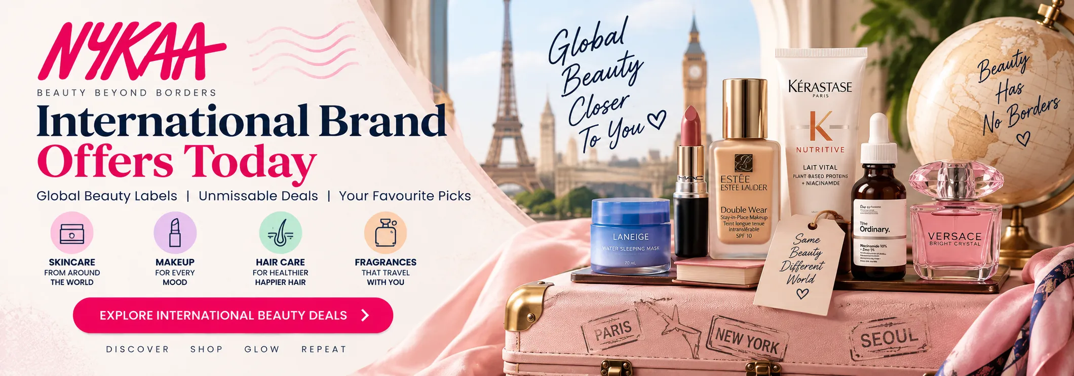 Nykaa International Brand Offers Today: Best Discounts on Global Beauty Labels