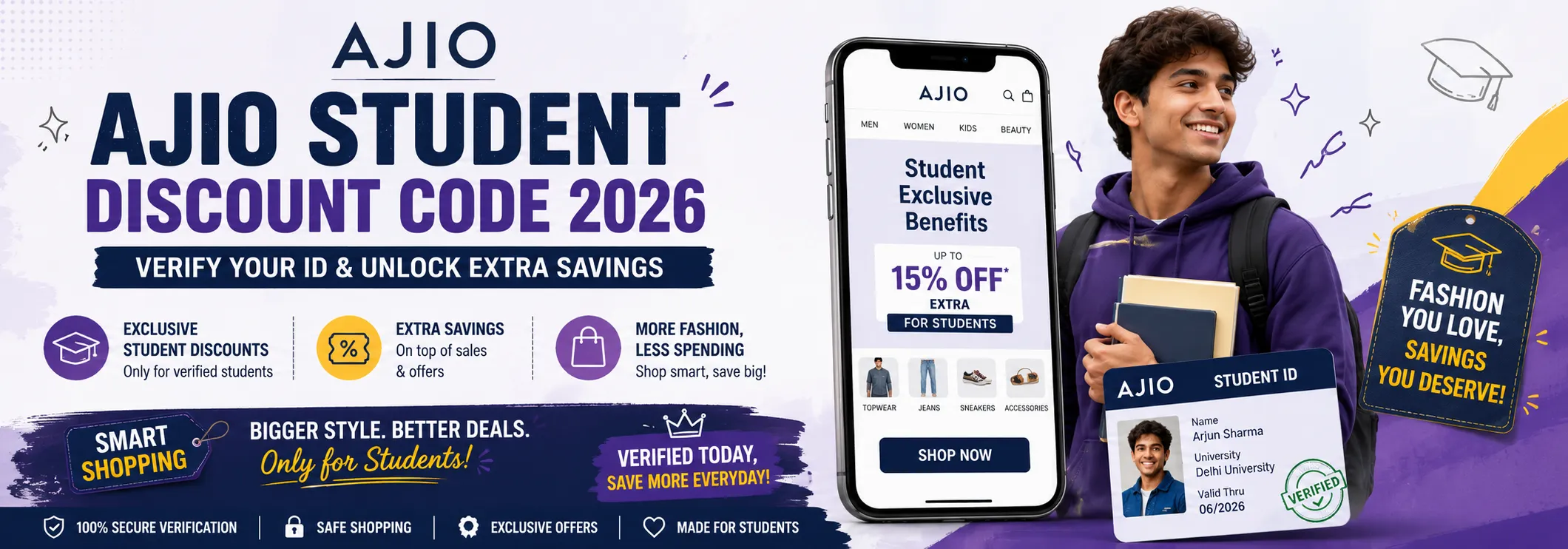 Ajio Student Discount Code 2026: How to Verify Your ID and Unlock Extra Savings
