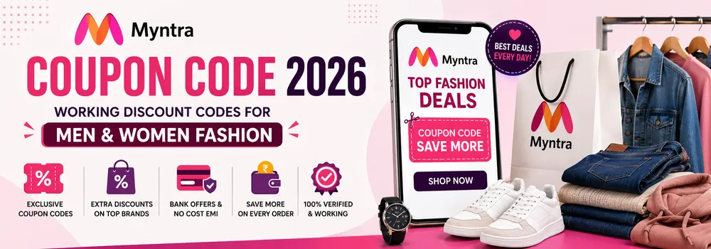 Myntra Coupon Code 2026 — Working Discount Codes for Men & Women Fashion