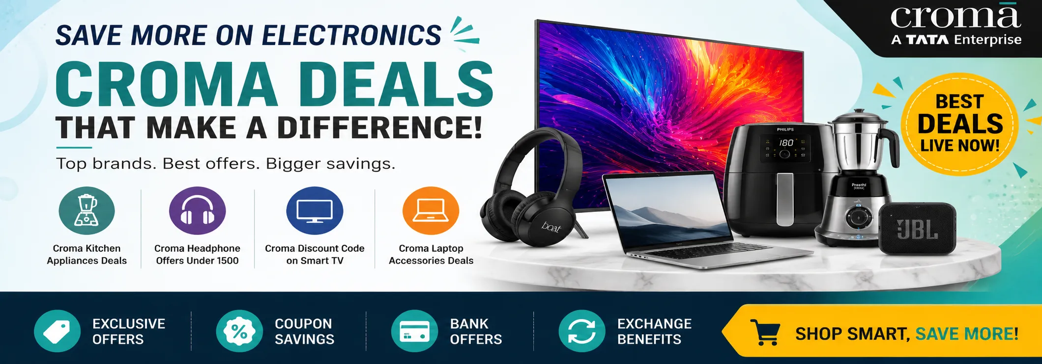 Save More on Electronics with Croma Deals and Coupon Offers