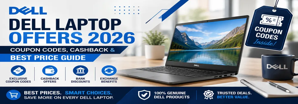 Dell Laptop Offers 2026: Coupon Codes, Cashback & Best Price Guide