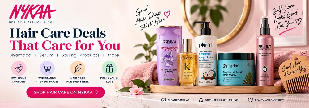Nykaa Hair Care Discount Coupons 2026: Best Deals on Shampoo, Serum and Styling Products