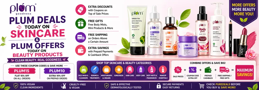 If you have been planning to buy skincare or beauty products from Plum