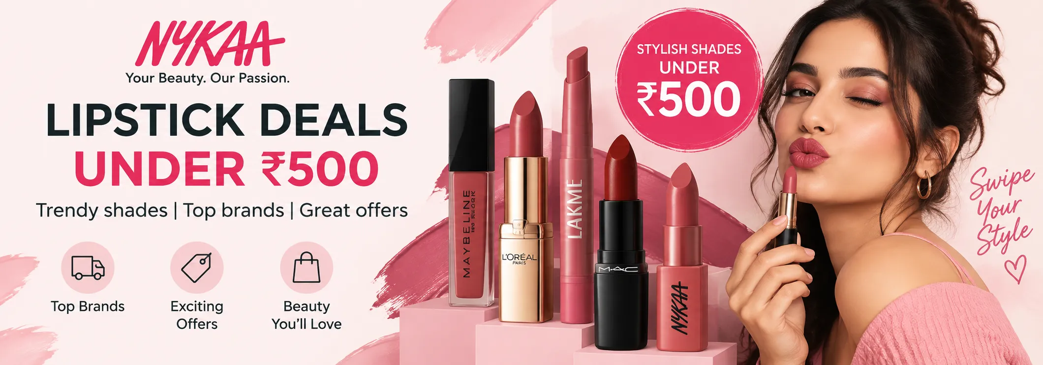 Nykaa Lipstick Deals Under ₹500 Today: Best Shades and Brands Worth Trying