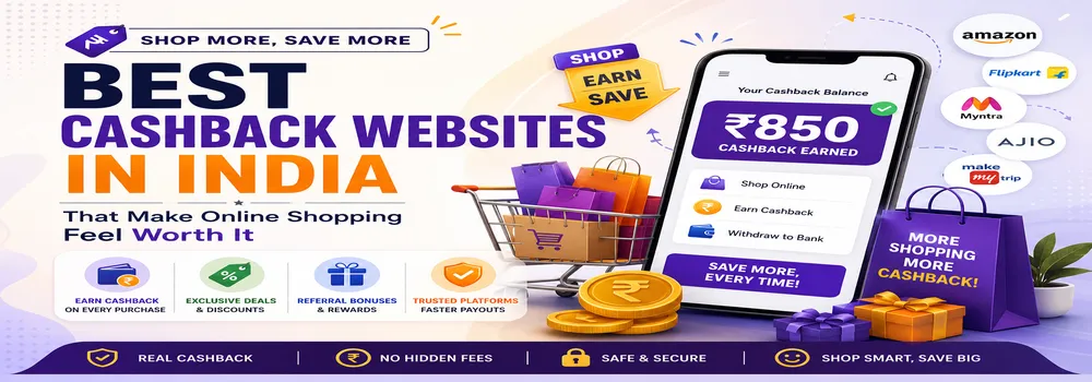 Best Cashback Websites in India That Make Online Shopping Feel Worth It