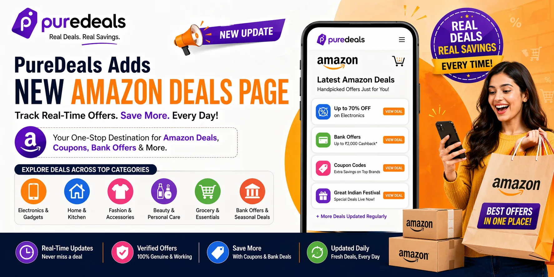 PureDeals Adds New Amazon Deals Page to Make Offer Tracking Easier