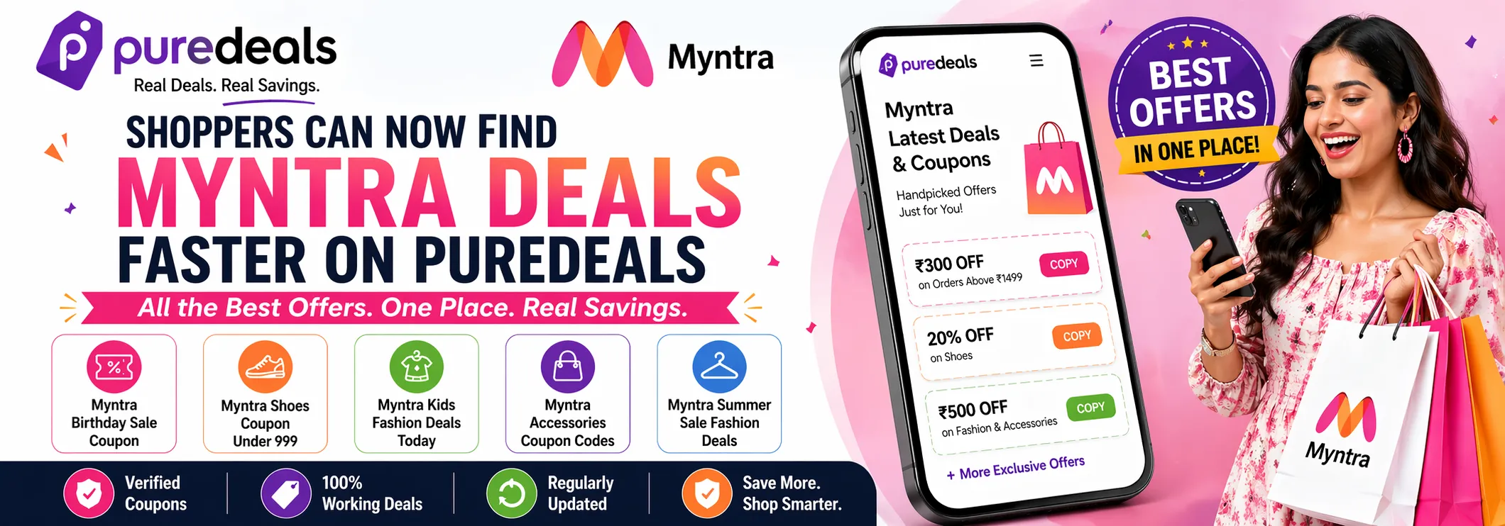 Shoppers Can Now Find Myntra Deals Faster on PureDeals