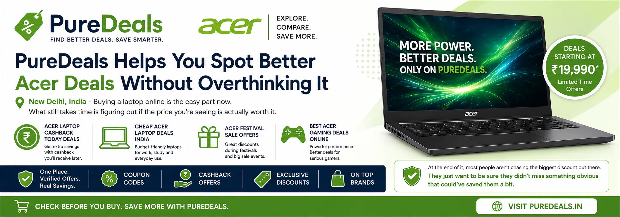 PureDeals Helps You Spot Better Acer Deals Without Overthinking It